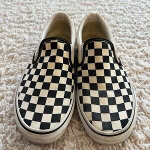 Vans Checkerboard Slip-On Sneakers